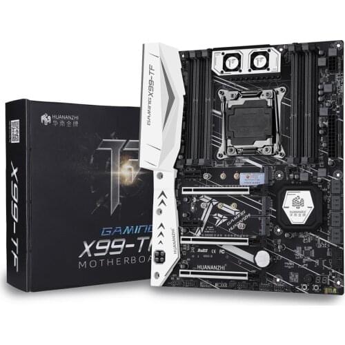 HUANANZHI X99-TF motherboard with dual M.2 NVME slot support both DDR3 and DDR4 LGA2011-3 X99 -TF X99