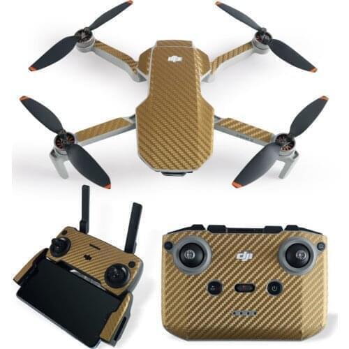 Mavic mini 2 Drone Protective Luxury Carbon fibre plane Sticker Skin Cover Waterproof Sticker Spare For DJI Mavic mini 2