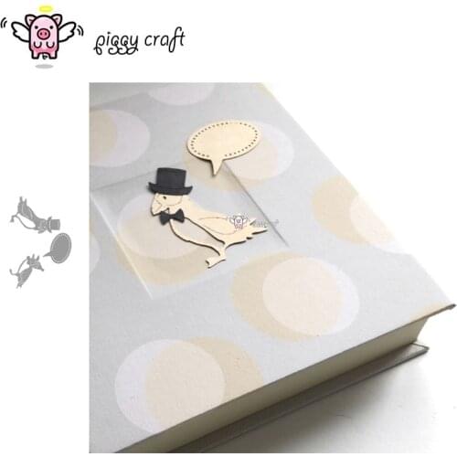 Piggy Craft metal cutting dies cut die mold Puffin bird decoration Scrapbook paper craft knife mould blade punch stencils dies