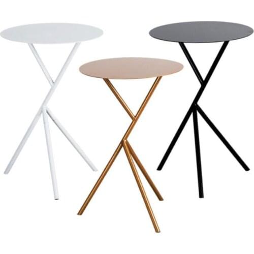Wholesale 38*58cm Small round Bedside Table Metal Side tables Coffee table