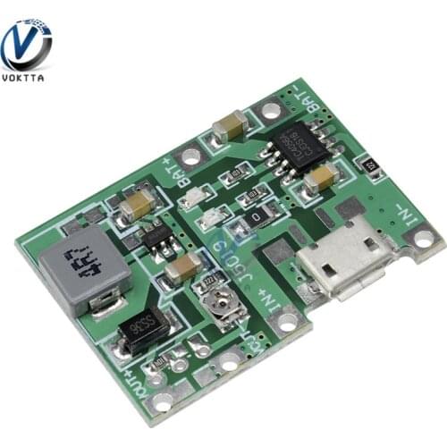 Lithium Li-ion 18650 3.7V 4.2V Battery Charger Board DC-DC Step Up Boost Module Lithium Battery Charging Step-Up Board Module