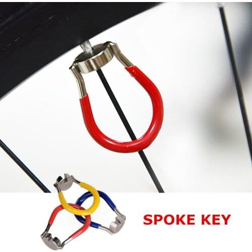 Mountain Bicycle Wheel Rim Spoke Adjuster Wrench Nipple Key Flexible Wrench Spanner Adjustment Cycling Disassemble Repair Tools