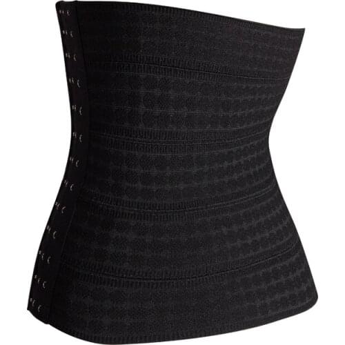 Sexy postpartum body shapers plus size women waist slimmer belt back women slimming body shaper tops miss belt waist trainer