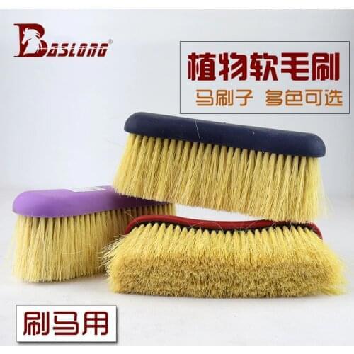 Horse brown brush cleaning brush