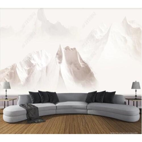 Papel de parede Stylish abstract mountain peak 3d wallpaper,bedroom KTV bar mural wall decor