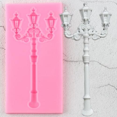 Sugarcraft Vintage European Style Lamp Silicone Molds DIY Party Fondant Cake Decorating Tools Candy Chocolate Gumpaste Moulds