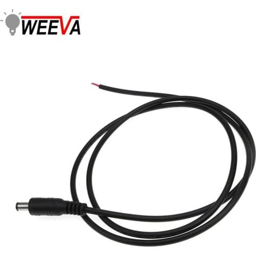 Led Ribbon Strip DC Wire Connector For DC Power Connector 1M Cable Adapter Cable for Male Female