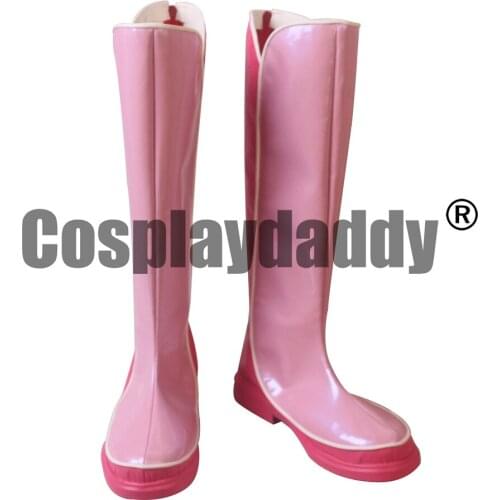 Adventure Time Third Season 3 What Was Missing Princess Bonnibel "Bonnie" Bubblegum PB Peebles P-Bubs Cosplay Shoes Boots S008