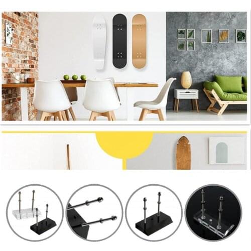 Acrylic 1 Set Versatile Acrylic Wear-Resistant Skateboard Rack Holder Skateboard Holder Reusable Bracket Accessory