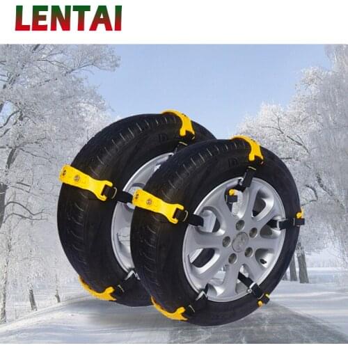 LENTAI 10Pcs Car Wheel Tyre Anti-skid TPU Chains For BMW E39 E90 E60 F30 F20 F10 X5 E53 Mini Cooper Jetta Mercedes Benz W203