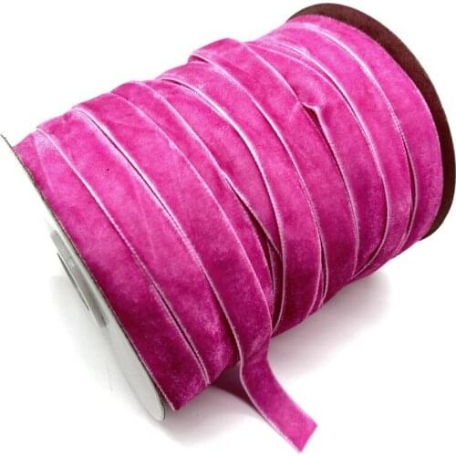 5Yards 6/10/15/20/25mm Velvet Ribbon Wedding Party Decoration Handmade Ribbon Gift Hair Bowknot DIY Christmas Ribbon #S21s18