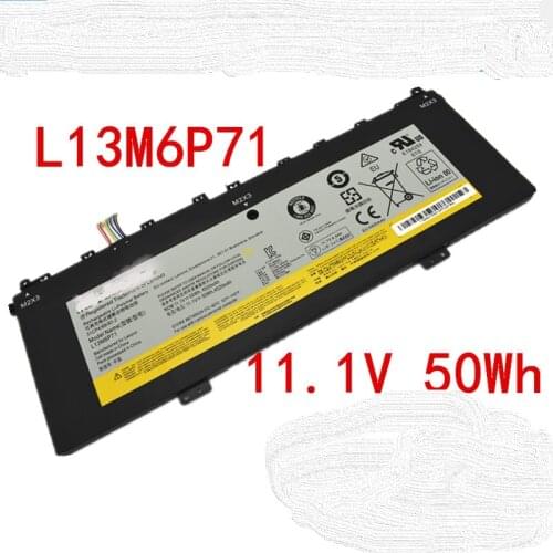 New original 11.1V 50Wh 4520mAh L13M6P71 Laptop Battery For Lenovo IdeaPad Yoga 2 13 Series Tablet L13S6P71 31CP469/81-2