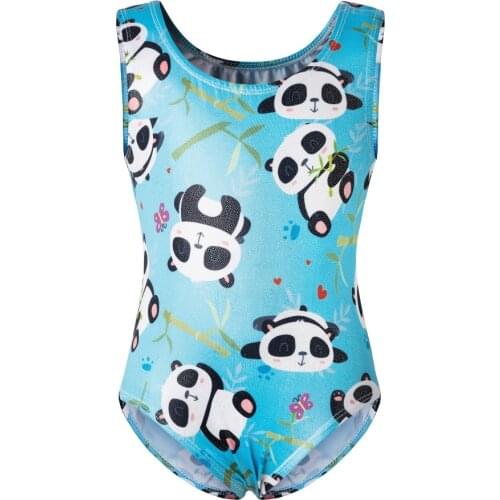 Gymnastics Leotard for Girl Dance Ballet Clothes Kids Sparkly Bailarina Dancing Sleeveless Biketard