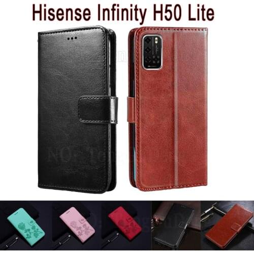Leather Cover For Hisense Infinity H50 Lite Case Etui Flip Wallet Stand Funda Book On Infinity H50Lite Case Phone Hoesje Coque