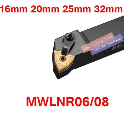 MWLNR1616H06 MWLNR2020K06 MWLNR2525M06 MWLNR1616H08 MWLNR2020K08 MWLNR2525M08 MWLNR3232P08 MWLNL2020K08 MWLNL Turning Tools