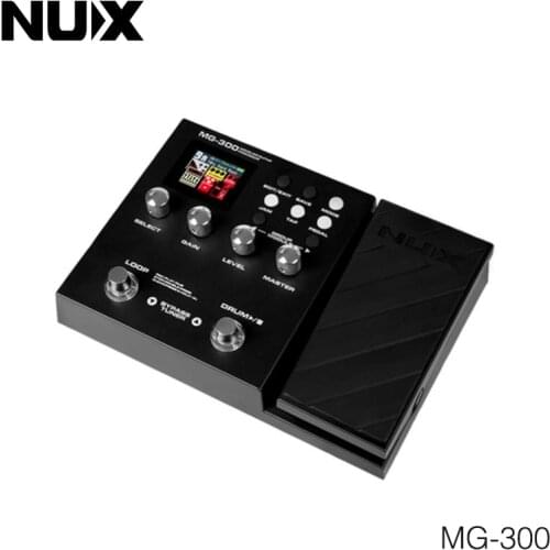 NUX MG-300 Multi Effects Pedal Pre-Effects,Amp Modeling algorithm, Post-Effects,IR,56 drum beats, Loop Guitar Processor