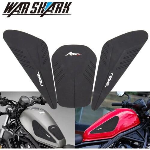 Motorcycle Protector Anti Slip Tank Pad Sticker Gas Knee Grip Traction Rubber Side Decals for Honda CM300 CM500 CM 500 CM1100