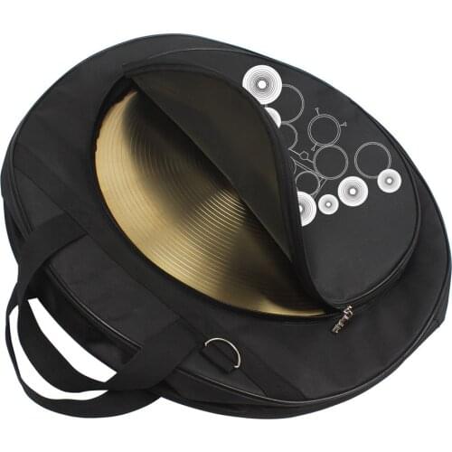 SLADE Cymbal Bag 21 '' Cymbal Bag with Removable Inner Compartment Shoulder Strap Black