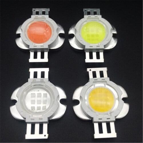 10W COB 45mil led Cold Warm White Royal Blue Green IR940nm 850nm UV395 Acquarim Plant led chip With 60 Degree Viewing Angle Lens
