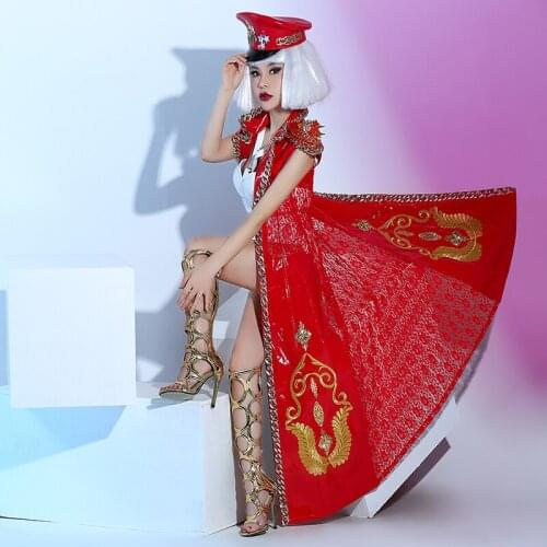 Gogo Dancer Clothes Nightclub Outfit Leather Clubwear Drag Queen Costume Pole Dance Outfit Stage Costume Western Wear JL2439