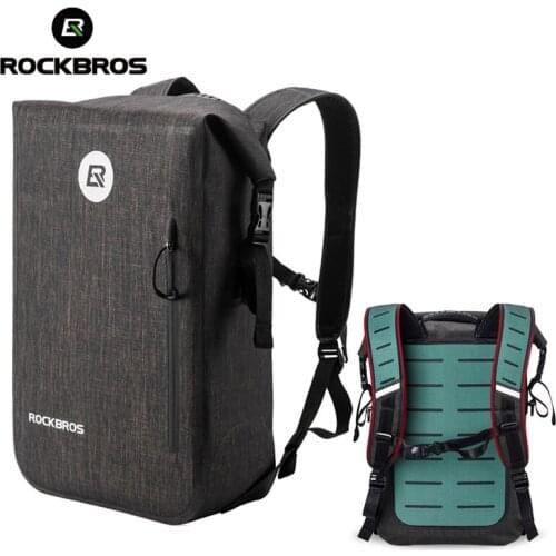ROCKBROS Bicycle Bag Waterproof Outdoor Sports Bag Travel Hiking Camping Bike Backpack Casual School Backpack Fishing Gym Bag