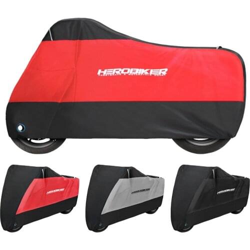 210D Motorcycle Cover Bike All Season Waterproof Dustproof UV Protective Outdoor Indoor Moto Scooter Motorbike Rain Cover