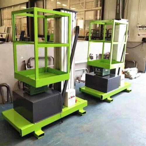 High Quality Single Mast Aluminium Alloy Lift Platform