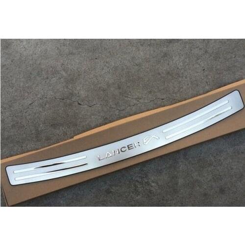 Stainless steel Rear Bumper Guard Protector plate for Mitsubishi Lancer EX 2010-2015