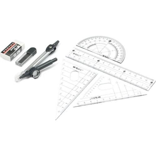 1SET Compasses Drafting Tools Drawing Math Compass Set School Supplies Stationery ASC90808