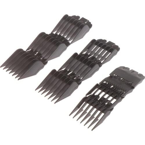 New 10PCS/Set Hair Clipper Combs Guide Kit Multi-color Plastic Hair Trimmer Guards Attachments Universal Hair Salon Tools