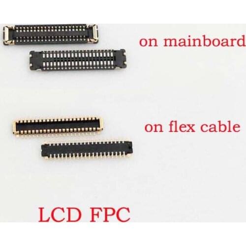 2pcs/lot LCD display FPC Connector Port Plug for Xiaomi 9 9SE on mainboard/cable 40 pin