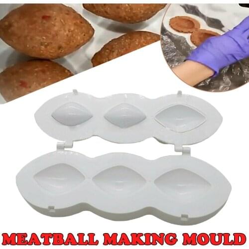 2021 Meatball Maker Mold Convenient DIY Meatloaf Pie Mold Manual Press Minced Meat Processor Home Kitchen Meat Pie Tools