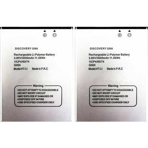 3000mAh Battery for General Discovery GM6 Mobile G004