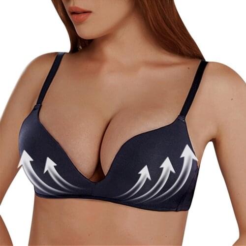 Seamless Bras For Women Sexy Lingerie Underwear Bralette Thin Push Up Bra Solid Wire Free Brassiere Intimate Small Chest Bras