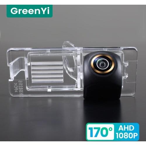 GreenYi 170° HD 1080P Car Rear View Camera for Renault Fluence 2011 Night Vision Reverse Reversing 4 pin Vehicle Parking AHD