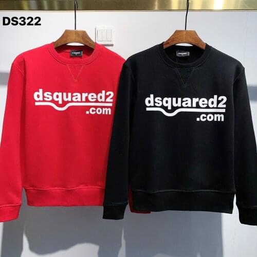 Classic 2021 Autumn Winter Dsquared2 Women/Men Printed Unisex Casual Loose Sweatshirt DS322