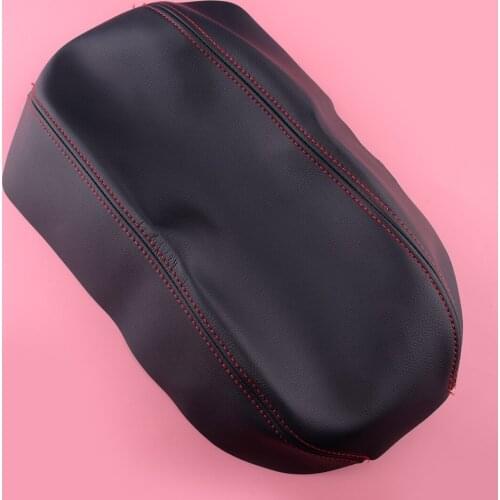 Microfiber Leather Center Console Armrest Lid Cover Trim Car Fit For Honda Civic 2006 2007 2008 2009 2010 2011