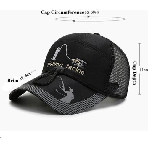 Summer Adjustable Outdoor Men Big Along Long Eaves Mountaineering Sports Fishing Hat UV Sunscreen Baseball Net Cap Women sg2