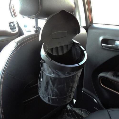 HOT SALES!!!New Arrival Traveling Portable Car Garbage Can Collapsible Trash Bag Organizer with Lid