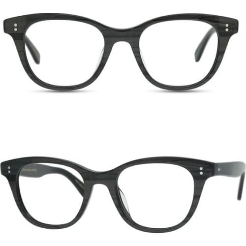 LKK Vintage Acetate Eyeglasses Frames Women Prescription Myopia Optical Clear Frames Eyewear Frame Free shipping