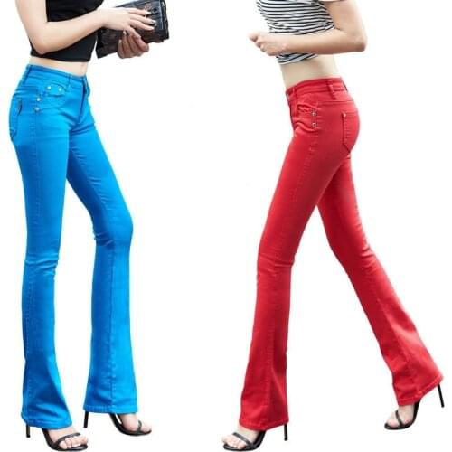 Женские брюки клеш Longqibao China At AliExpress