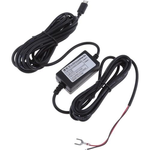 Micro USB Right Angle Shape Hard Wire Charger Cord Cable Converter for Car GPS Tablet Android Phone PDA DVR Camcorder Recorder