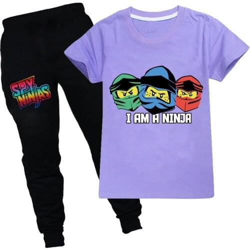 New 2021 Summer Boy Set Boy Girls Short Sleeve T-Shirt +Trousers Pants Children Sports Suit Sets