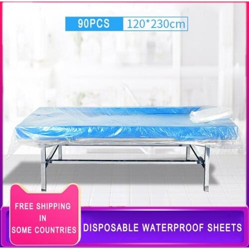 90pcs Spa Bed Sheets Disposable Massage Couch Cover Waterproof Bed Sheet Covers for Beauty-Salon,Tattoo,Club Salon 180x80 CM