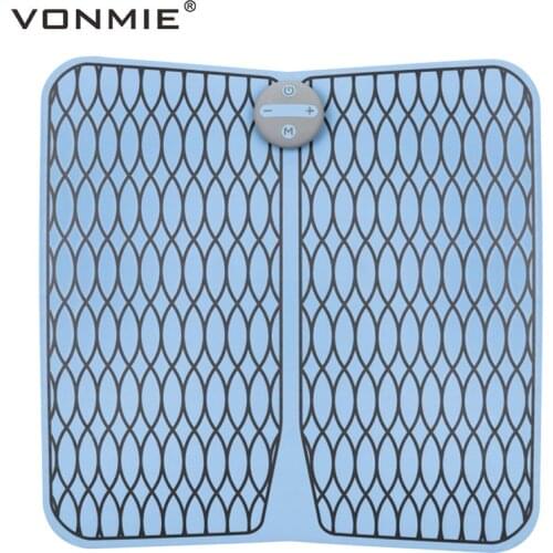 VONMIE Foot Vibrator Wireless Muscle Stimulator EMS Foot Massager ABS Physiotherapy USB Rechargeable Revitalizing Pedicure Tens