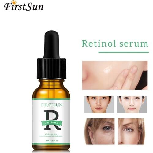 Firstsun Retinol Vitamin Hyaluronic Acid Serum Face Lift Anti-Aging Whitening Remove Wrinkle Nourishing Skin Repair Essence