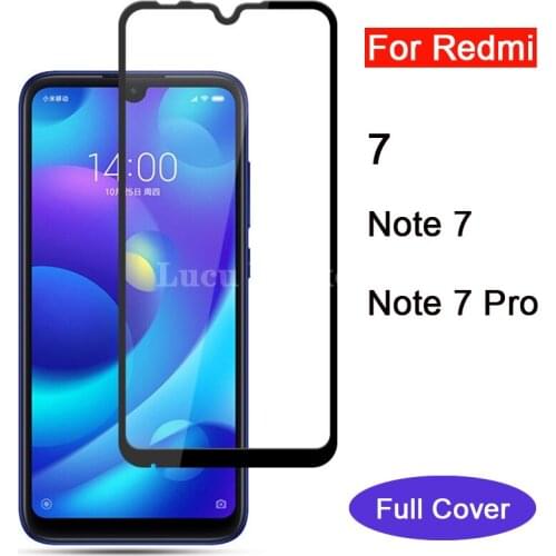 Protective glass redmi note 7 pro 7 tempered glass for xiaomi redmi7 not note7 7pro note7pro not7 case on Xiaomi 7 safety film