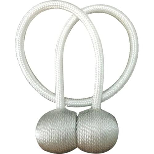 Hot 1Pc Magnetic Curtain Tieback High Quality Holder Hook Buckle Clip Curtain Tieback Polyester Decorative Home Accessorie