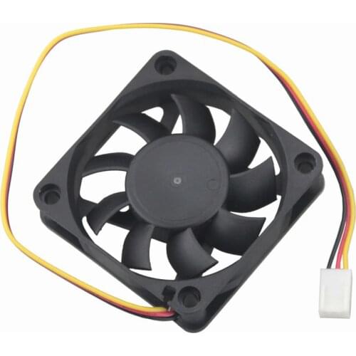 200Pcs/Lot Gdstime 60mm 12V 3 Pin DC Cooling Fan Test Speed 60x60x15mm 6cm 6015 for PC Computer Case CPU Cooler