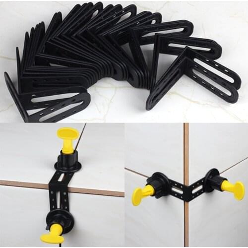 25 Pcs Tile Spacers Cross Leveling Angle System Removable Reusable Improvement GXMA